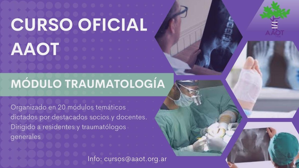 CURSO OFICIAL AAOT – MÓDULO TRAUMATOLOGÍA