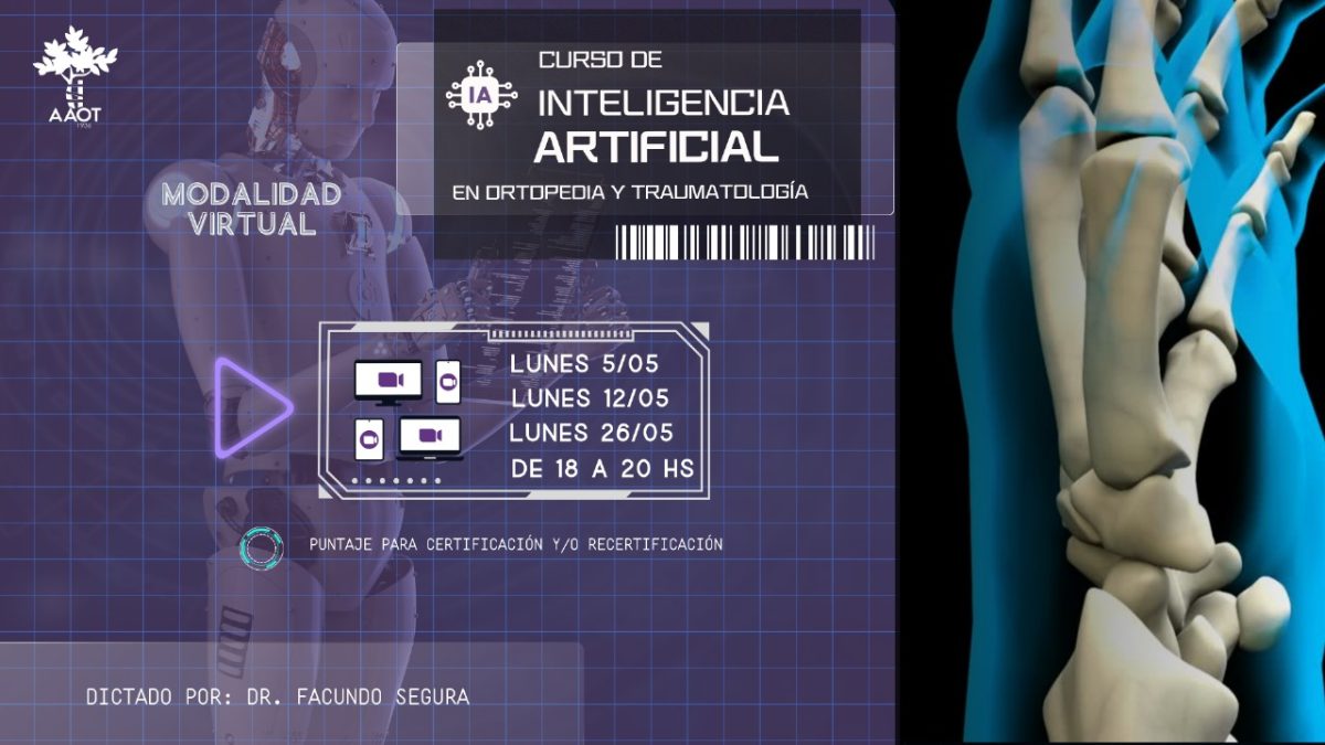 Inteligencia Artificial (IA) en Ortopedia y Traumatología